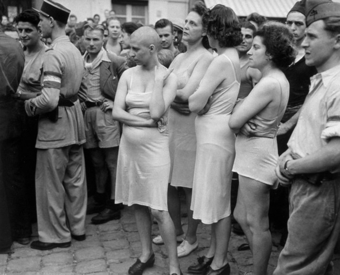 Women collaborators in France
