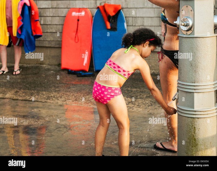 Voyeur in Public Shower