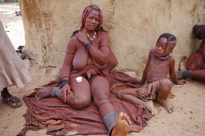Naked women of the wild tribes of the Amazon