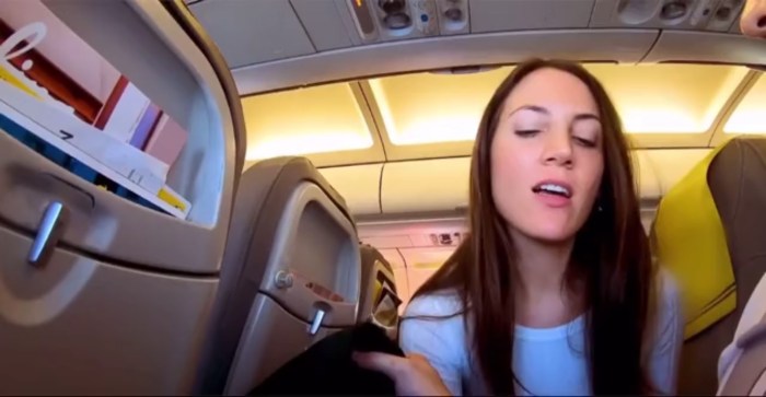 Fucking on a private plane