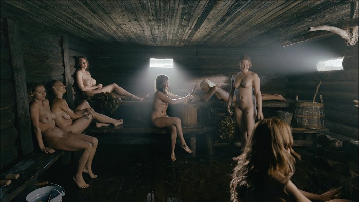 Ekaterina Vilkova and Zori here in the bath
