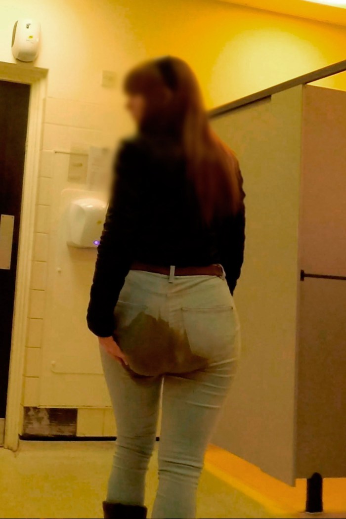 Mature on the Big Butt Poop Turd bed