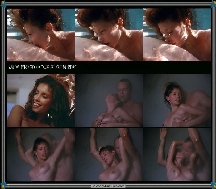 Jane march naked in the film