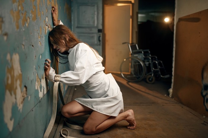 Psychiatric hospital woman