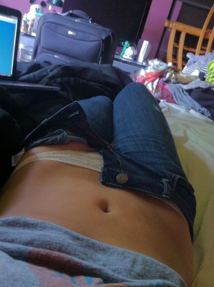 Panties from the first person