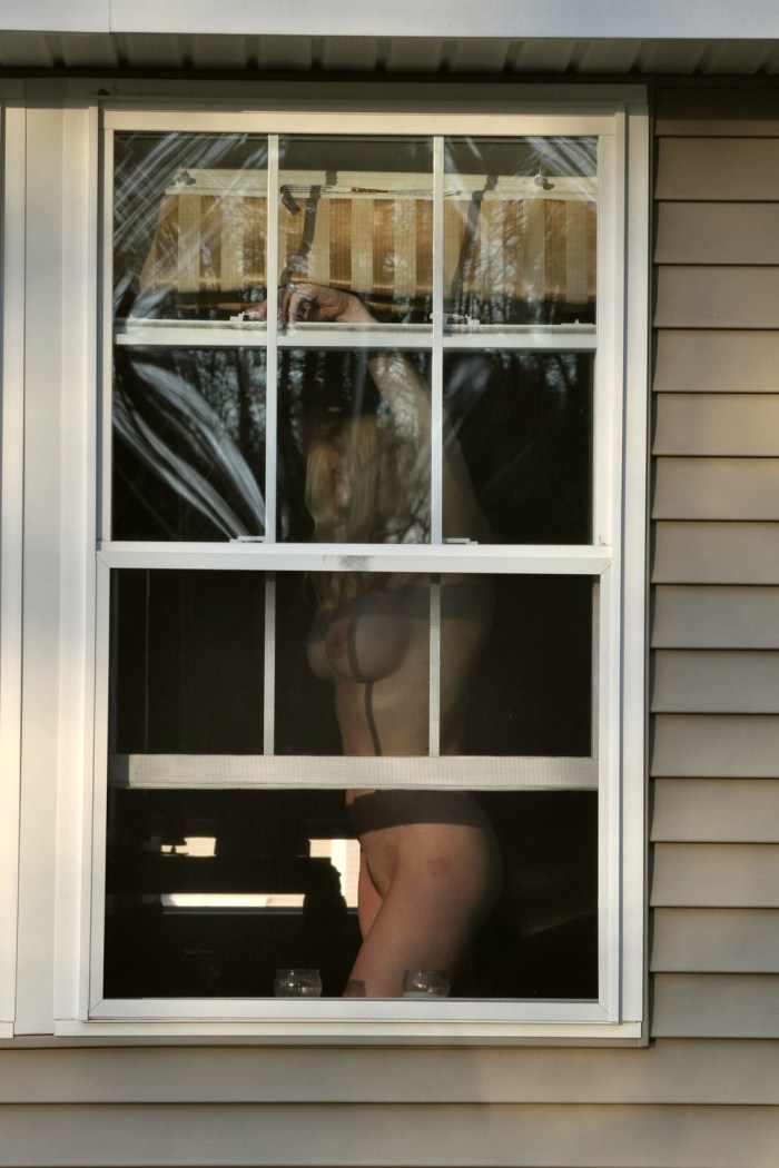 Peeping in the windows for girls