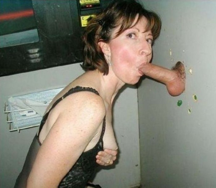 Wife in the mask homemade Gloryhole