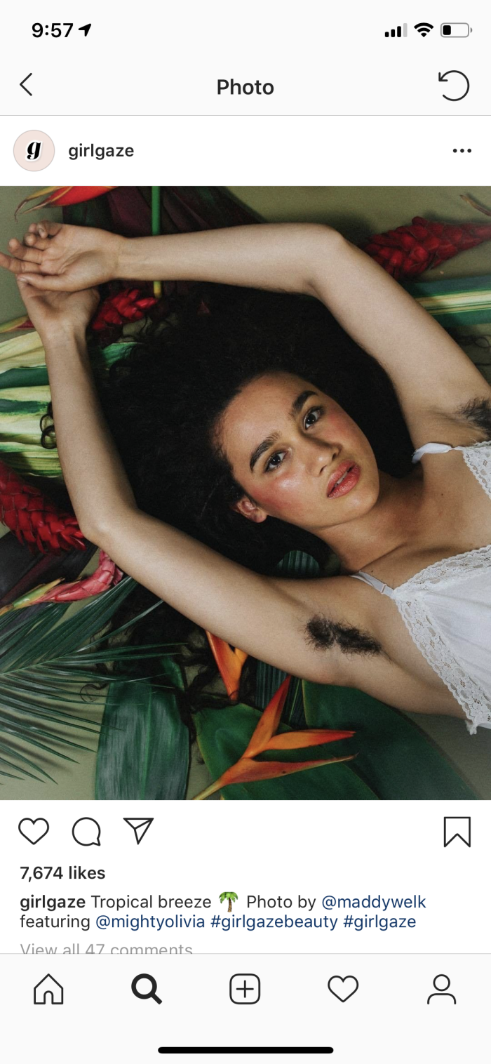 Dark hairy girls