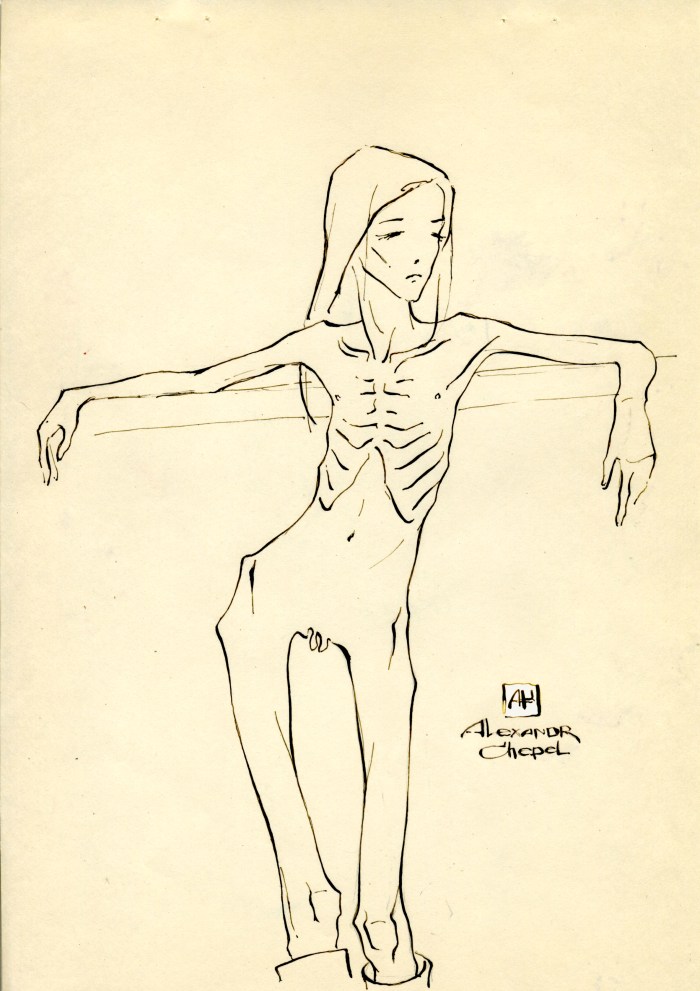 Alexander Chepel artist anorexia
