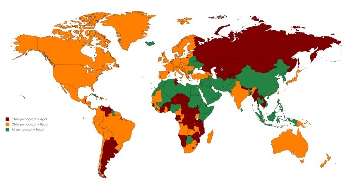 Country with children's pornography