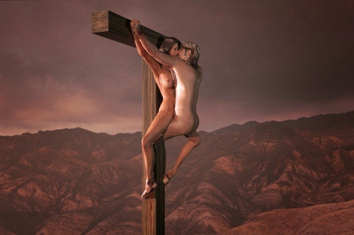 BDSM torture Planting on a stake