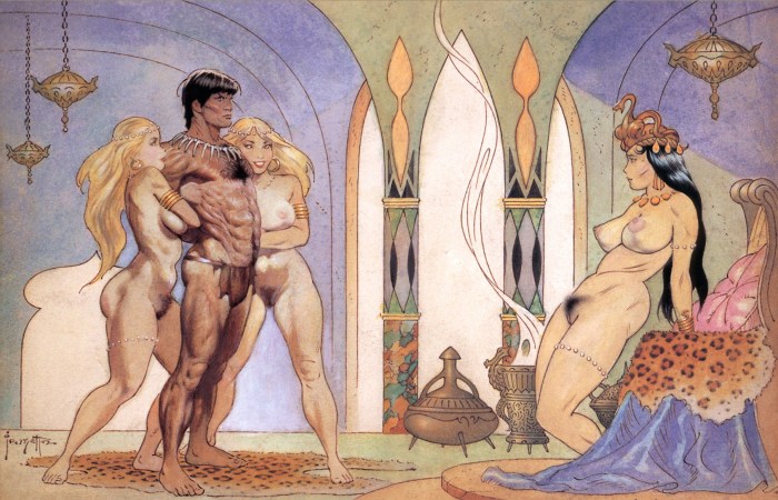 Frank phrasetta erotic paintings