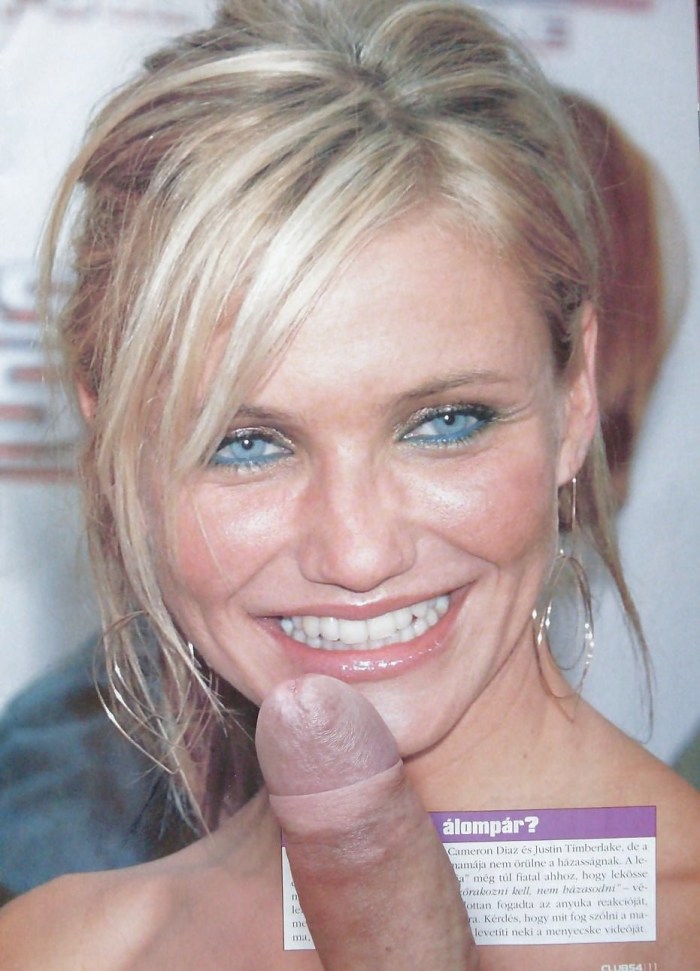 Cameron Diaz Traz with dick in the mouth