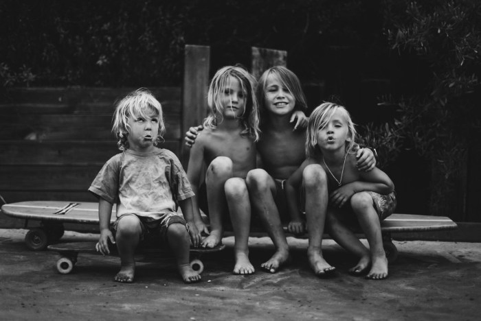 Kids naked