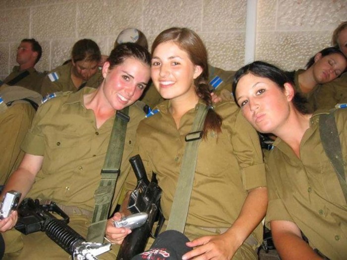 Naked soldiers of the Israeli army