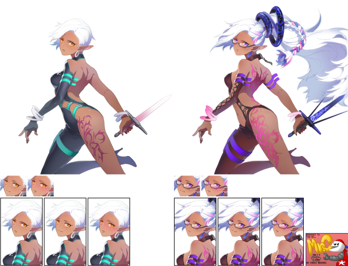 Dungeon and Girls characters