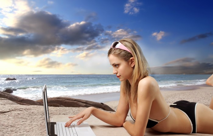 Girl on the beach