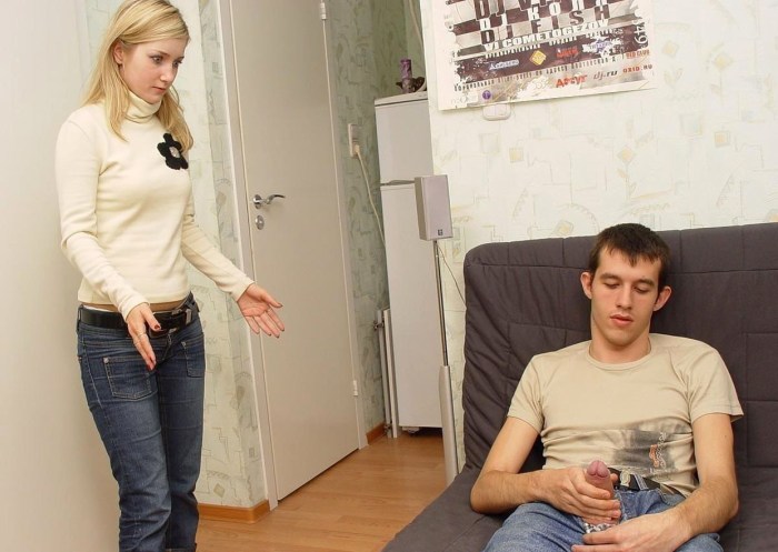 Handjob adolescents amateur