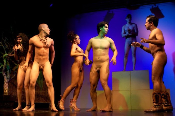 Male nude theater Naked Broadway Theater