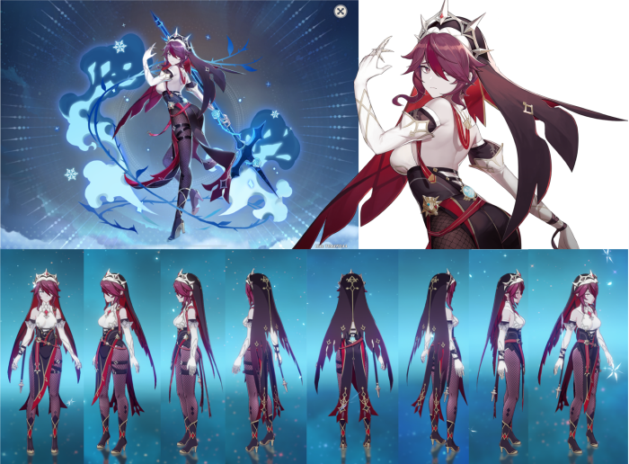 Skin Rosaria Genshin
