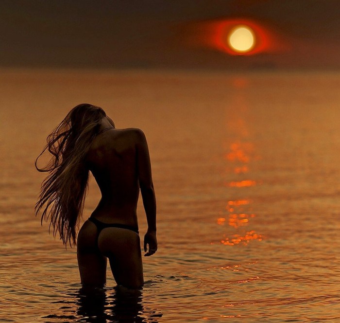 Bikini girls are beautiful crustacean