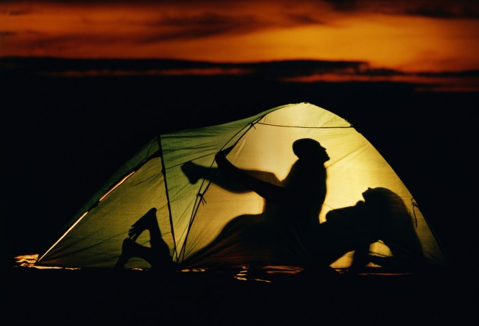 Erotic nights in the tent