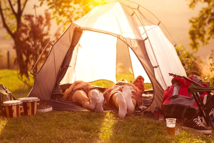 Photoshoot in the tent