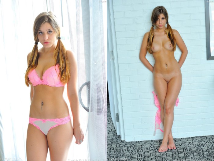Amateur Young Dressed undressed sauna