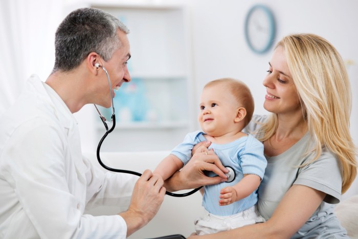 Doctor and child