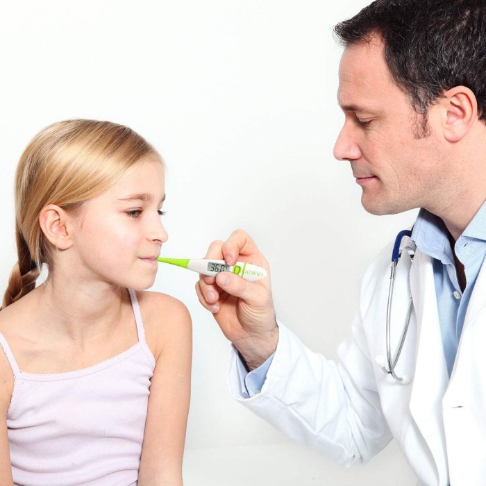 A teenage at a doctor's appointment