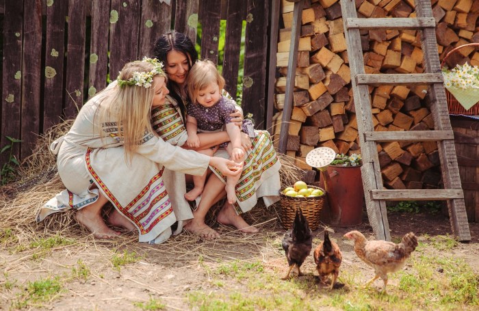 Photo shoot in a rustic style
