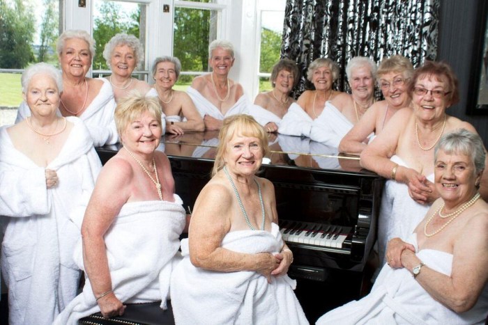 Group of elderly women