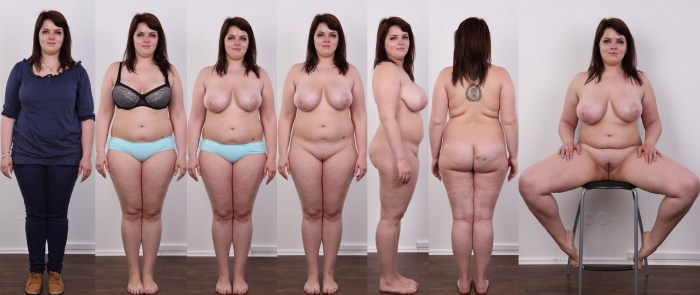 Naked young bbw