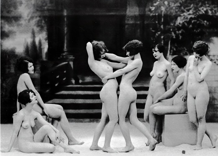 Pornographic pictures of the beginning of the 20th century