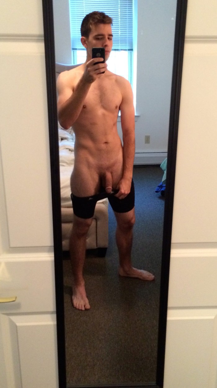 Men's unusual selfies nude