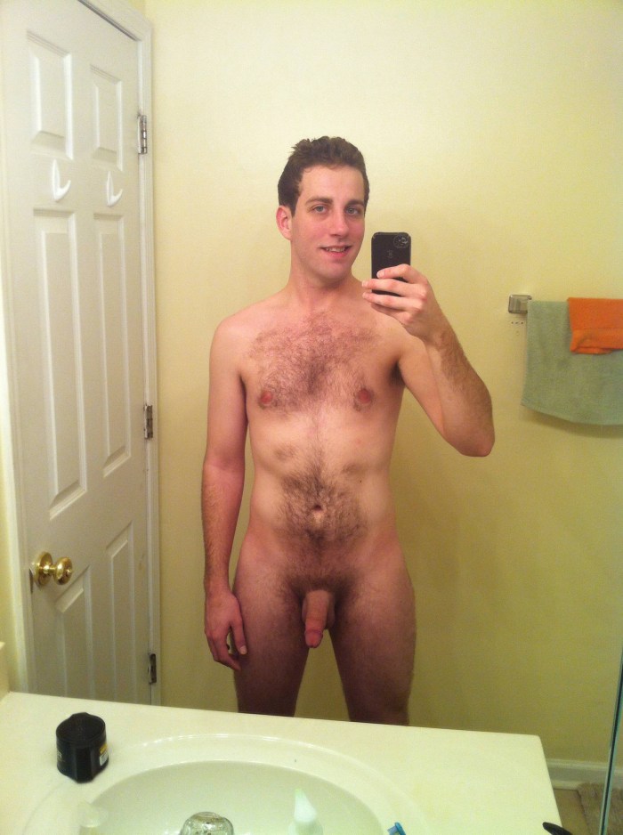 A teenager with a big dick