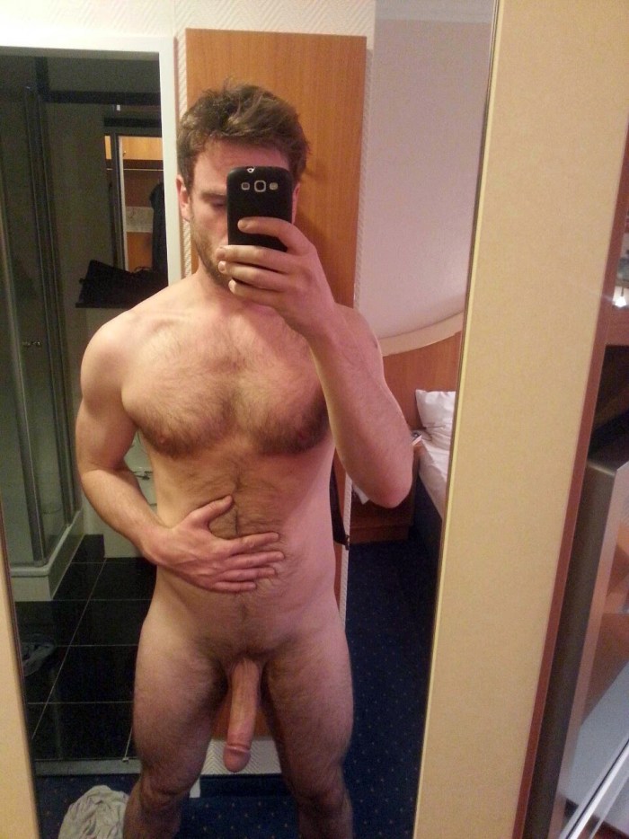 Beautiful Nude Perfect Men Body Cock Selfie