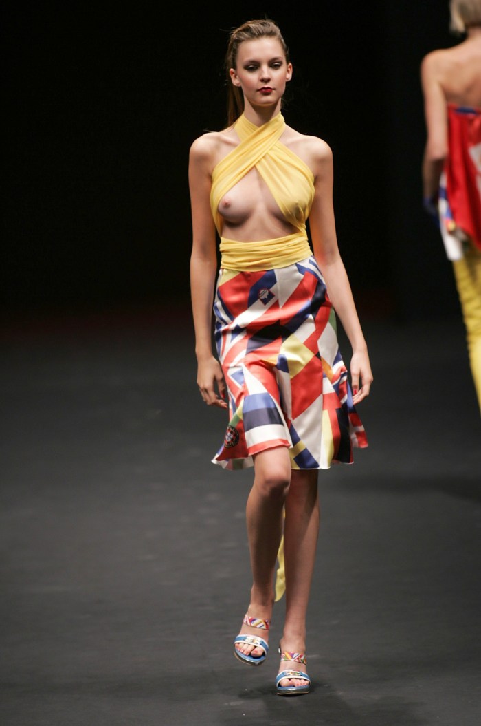 Fashion show big boobs
