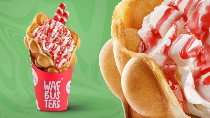 Bubble Waffle ice cream