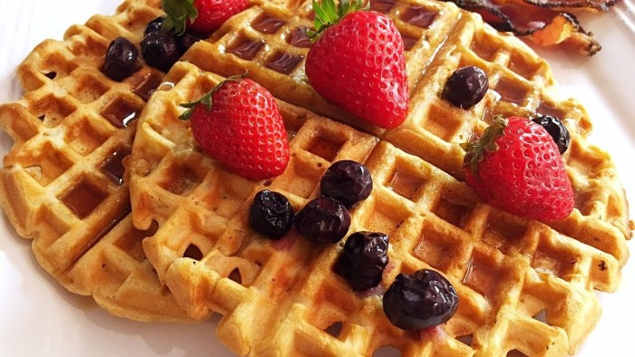 Belgian waffles with Mascarpone