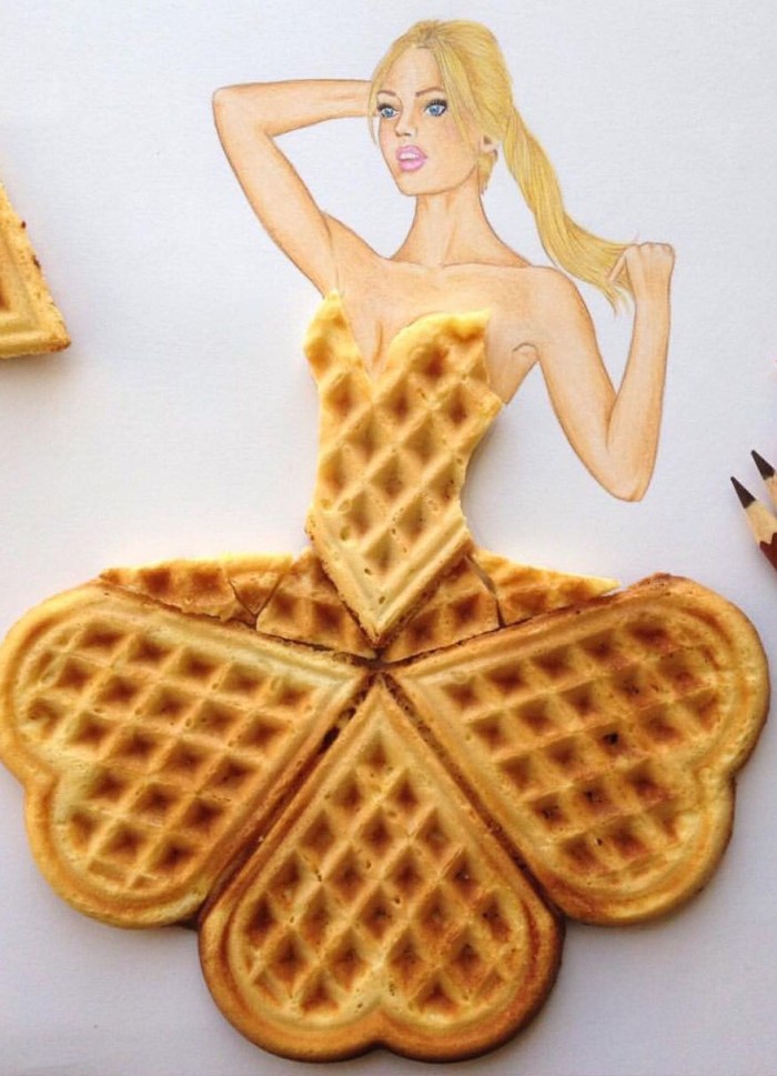 Waffle woman
