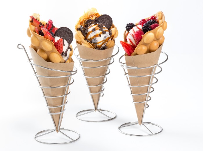 Ice cream of Babble Waffle