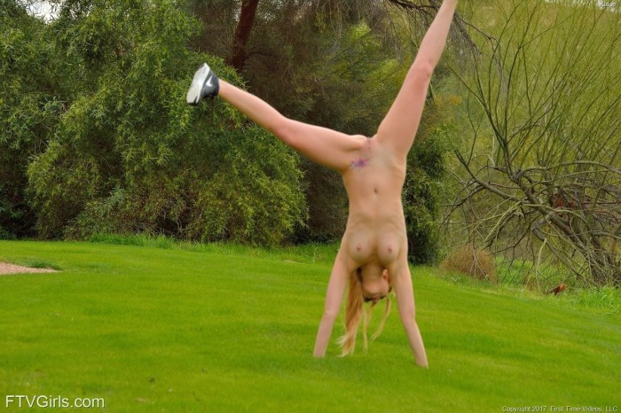 Emily Gray with a dildo