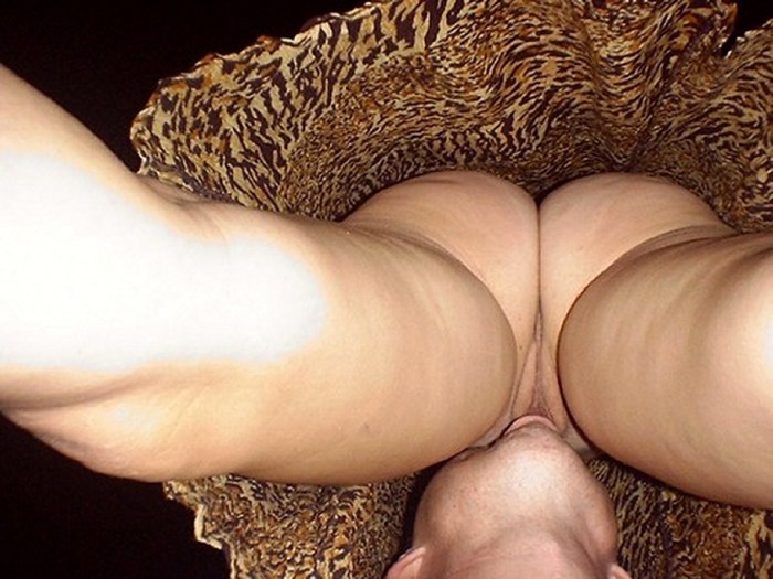 Naked pussy on a chair