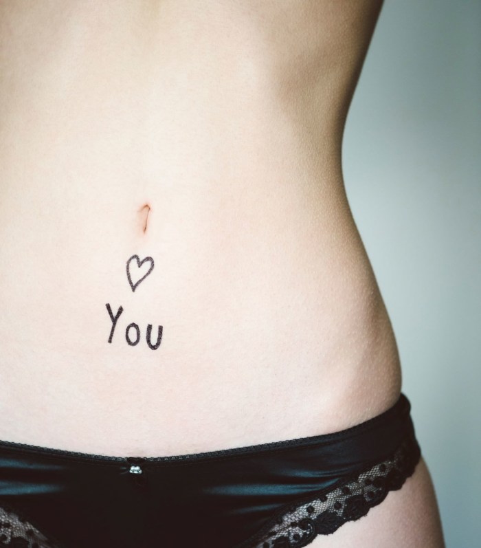 Girls cum on the tummy