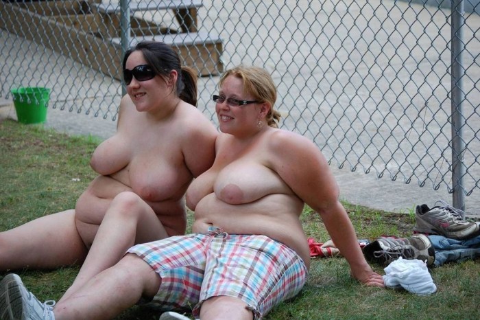 Naked village women