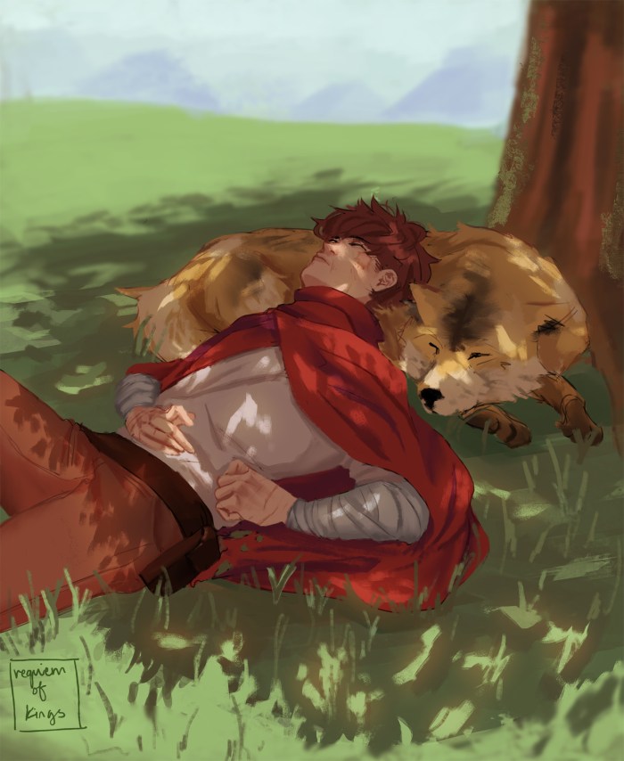 Comic book Little Red Riding Hood