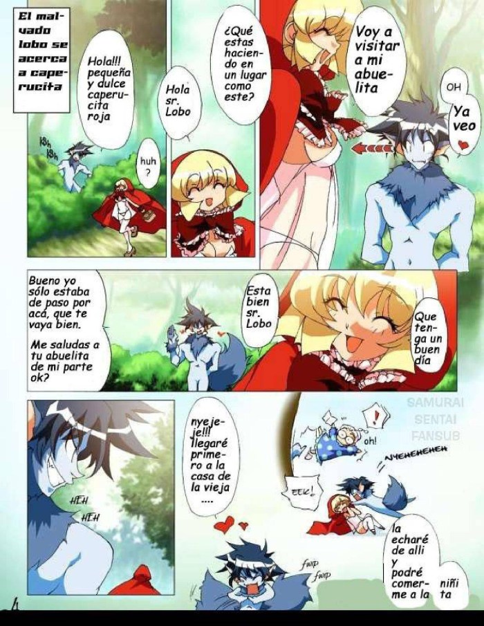 Red hat and gray wolf Sex
