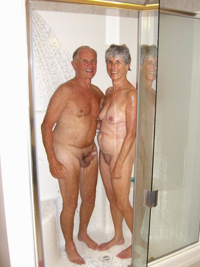 Mature nudists with men