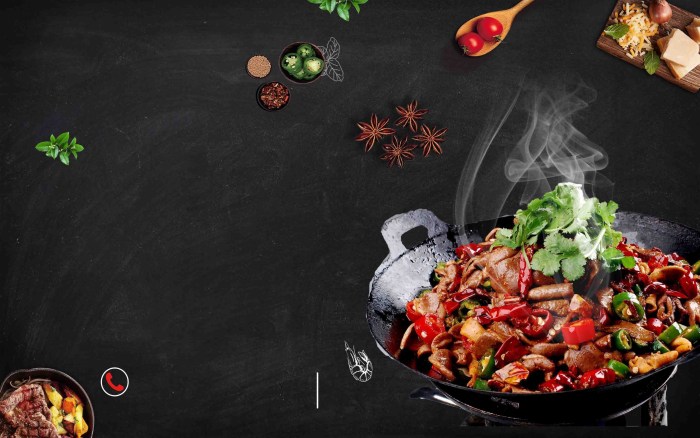 Background for the menu